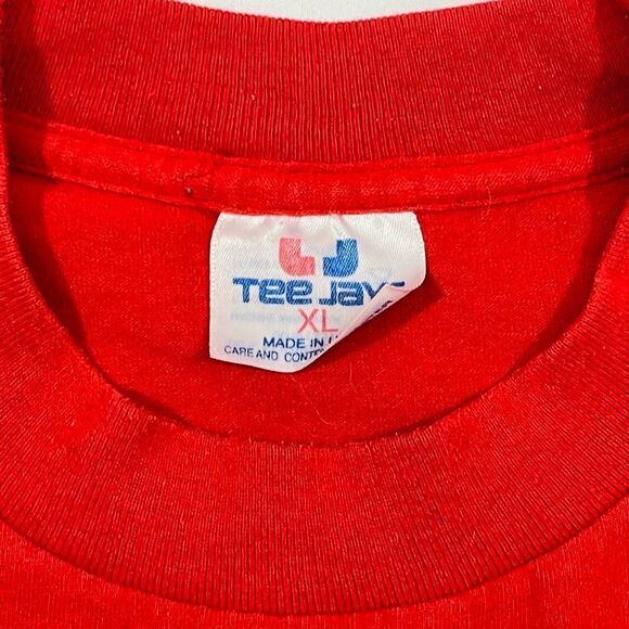 Vintage 90’s Bill Clinton & George Bush Parody Political Short Sleeve Tee - Picture 5 of 7